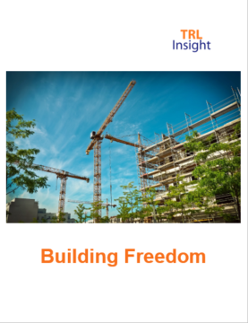 Front page of Building Freedom report. This is a clickable icon.